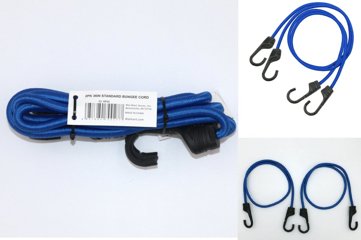 Hyper Tough 2-Pack 36-Inch Standard Rubber Bungee Cords
