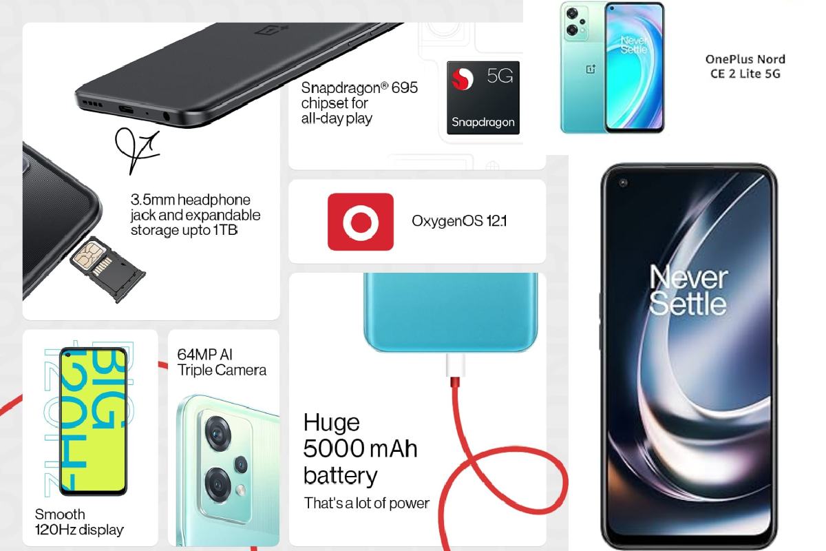 OnePlus Nord CE 2 Lite 5G (8GB RAM, 128GB)