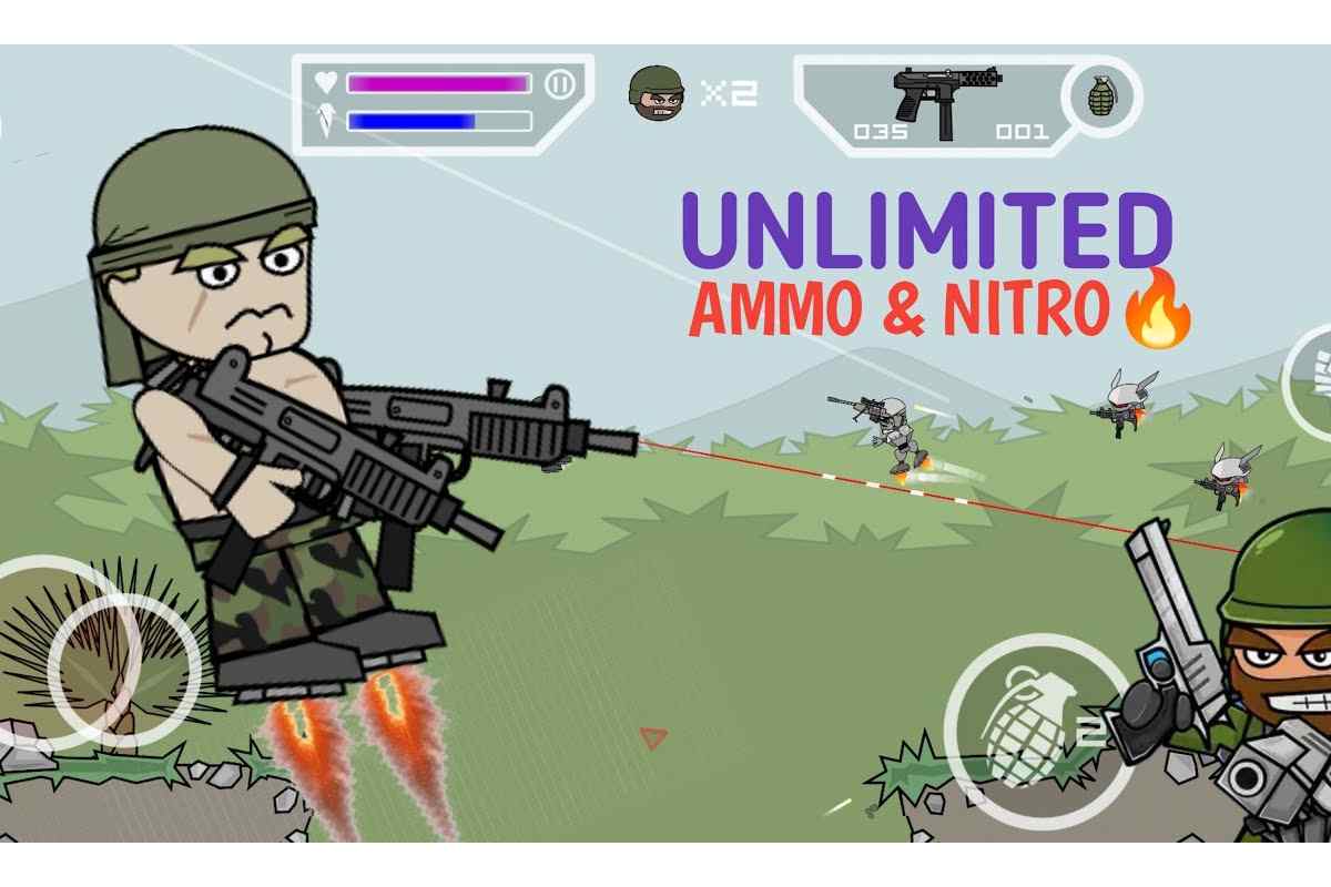 Mini Militia MOD APK Unlimited Ammo and Nitro